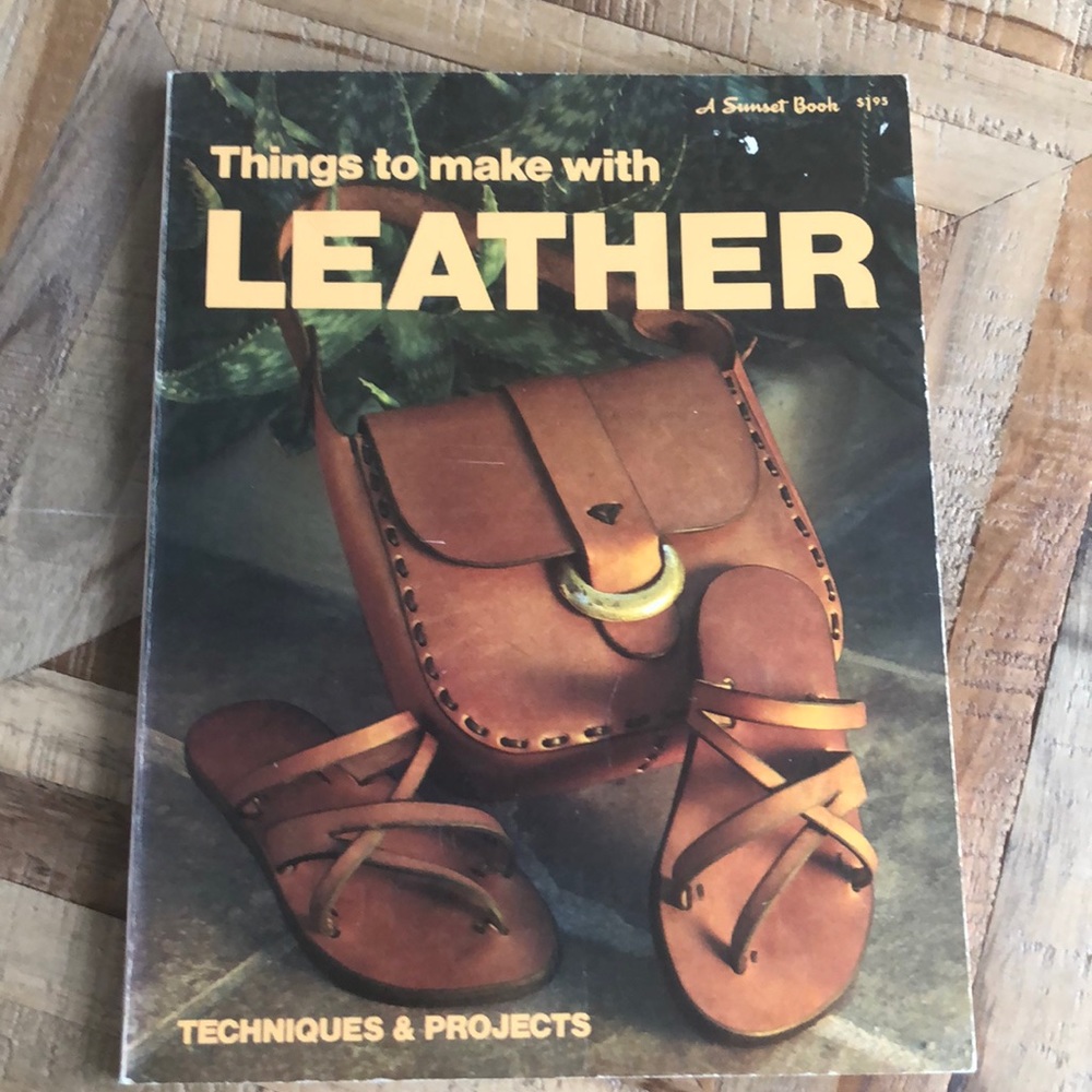 Things To Make With Leather Book vintage